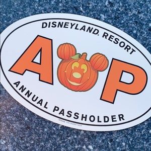 Limited Edition Disneyland Halloween AP Magnet